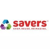 A red and blue logo for savers.